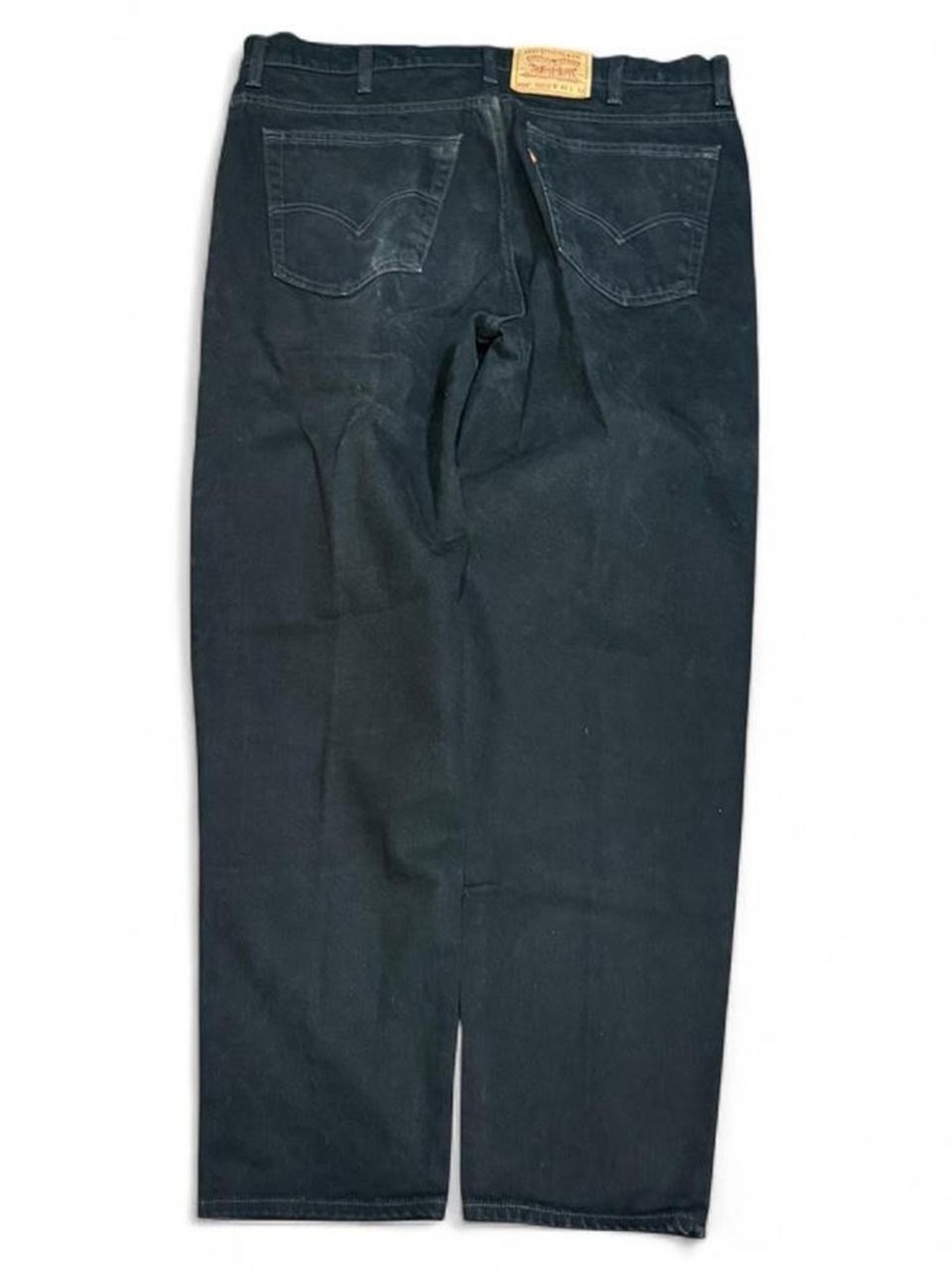 Vintage 80s Levi's 550 Relaxed Fit Made in USA Black Jeans